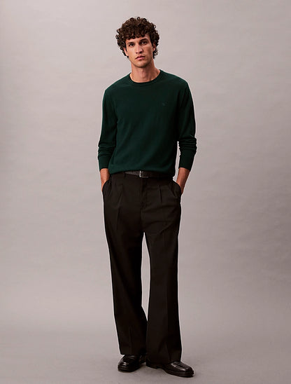 CALVIN KLEIN
MAGLIONE CLASSICO IN LANA MERINO LV04LB305G