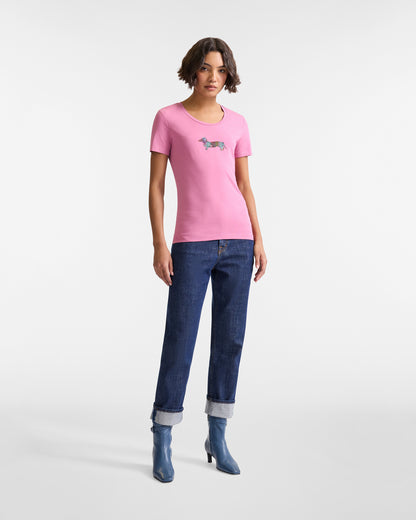 HARMONT&BLAINE
T-SHIRT CON BASSOTTO DECORATO IMPD93 021789