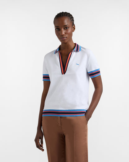 HARMONT&BLAINE 
POLO MORBIDA CON COSTINE MIX COLORI LMQDA2 021727