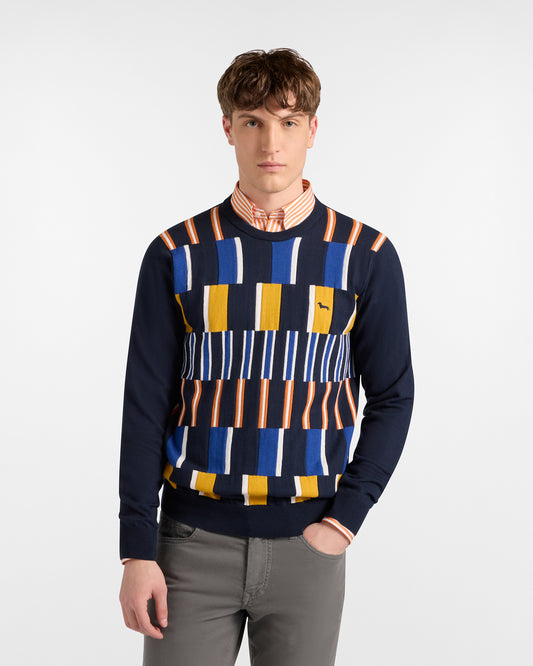 HARMONT&BLAINE
PULLOVER CON MOTIVO MULTICOLOR HRP825 030788