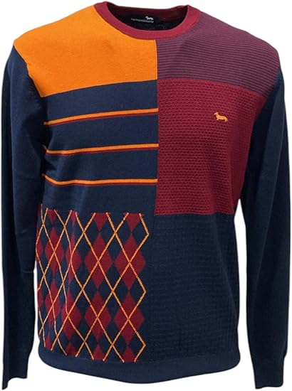 HARMONT&BLAINE
PULLOVER MIX DI LAVORAZIONI HRM652 030788.