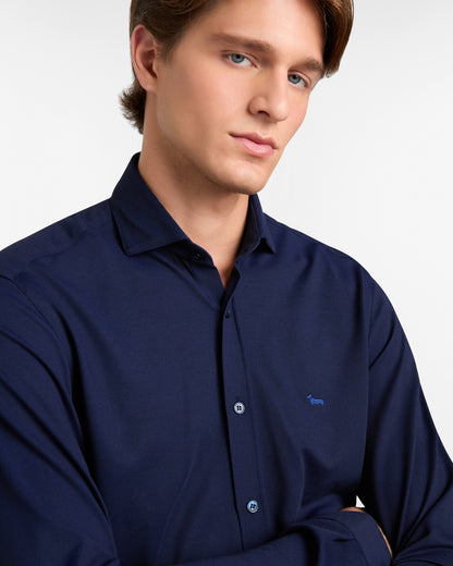 HARMONT&BLAINE
CAMICIA IN JERSEY TINTA UNITA CNP001 013471I