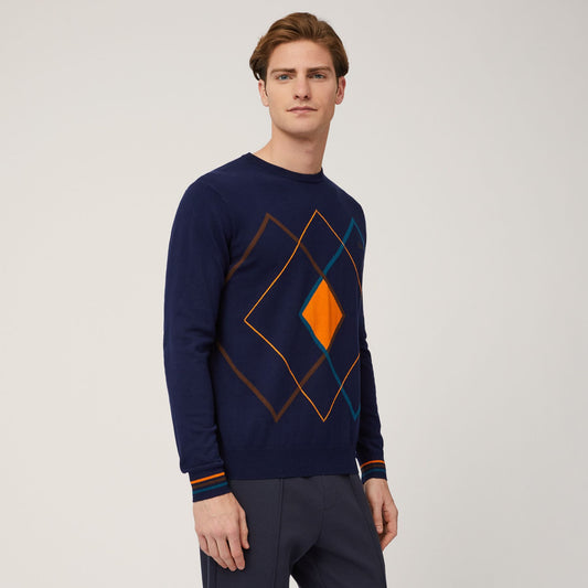 HARMONT&BLAINE
PULLOVER CON MOTIVO ARGYLE HRM659 030788.