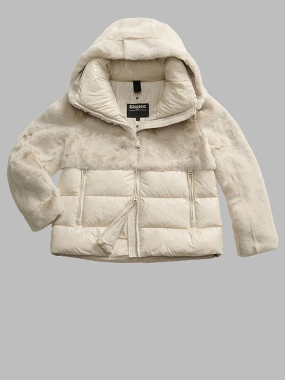 BLAUER
GIUBBETTO NYLON CON PELLICCIA ECO FANEVIL 25WBLDC02178 006646