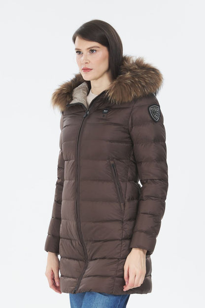 BLAUER 
PIUMINO LUNGO CON PELLICCIA KRISTIN 25WBLDK03103 006047