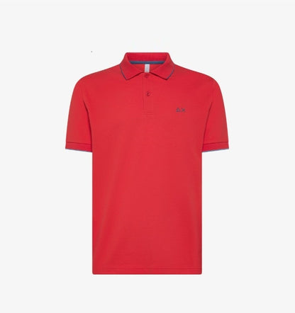 SUN68
POLO SMALL STRIPES ON COLLAR S/S A35110