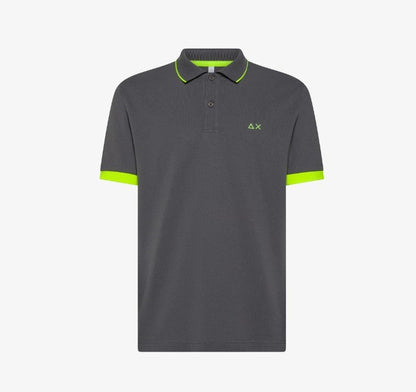 SUN68
POLO SMALL STRIPES FLUO S/S A35120