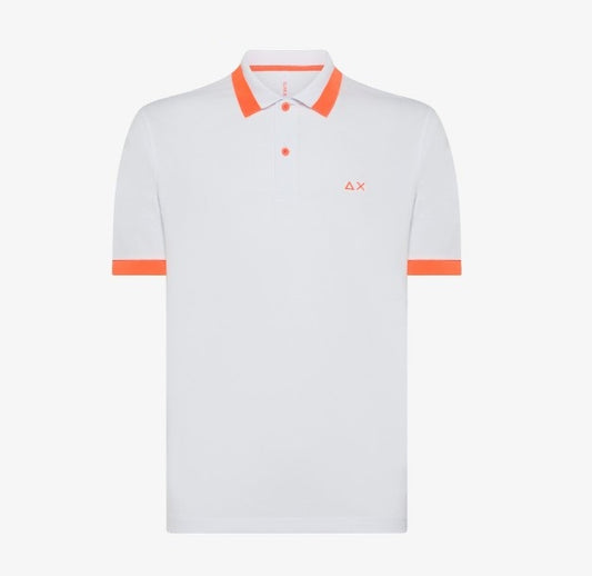 SUN68 
POLO BIG STRIPE FLUO S/S A34121