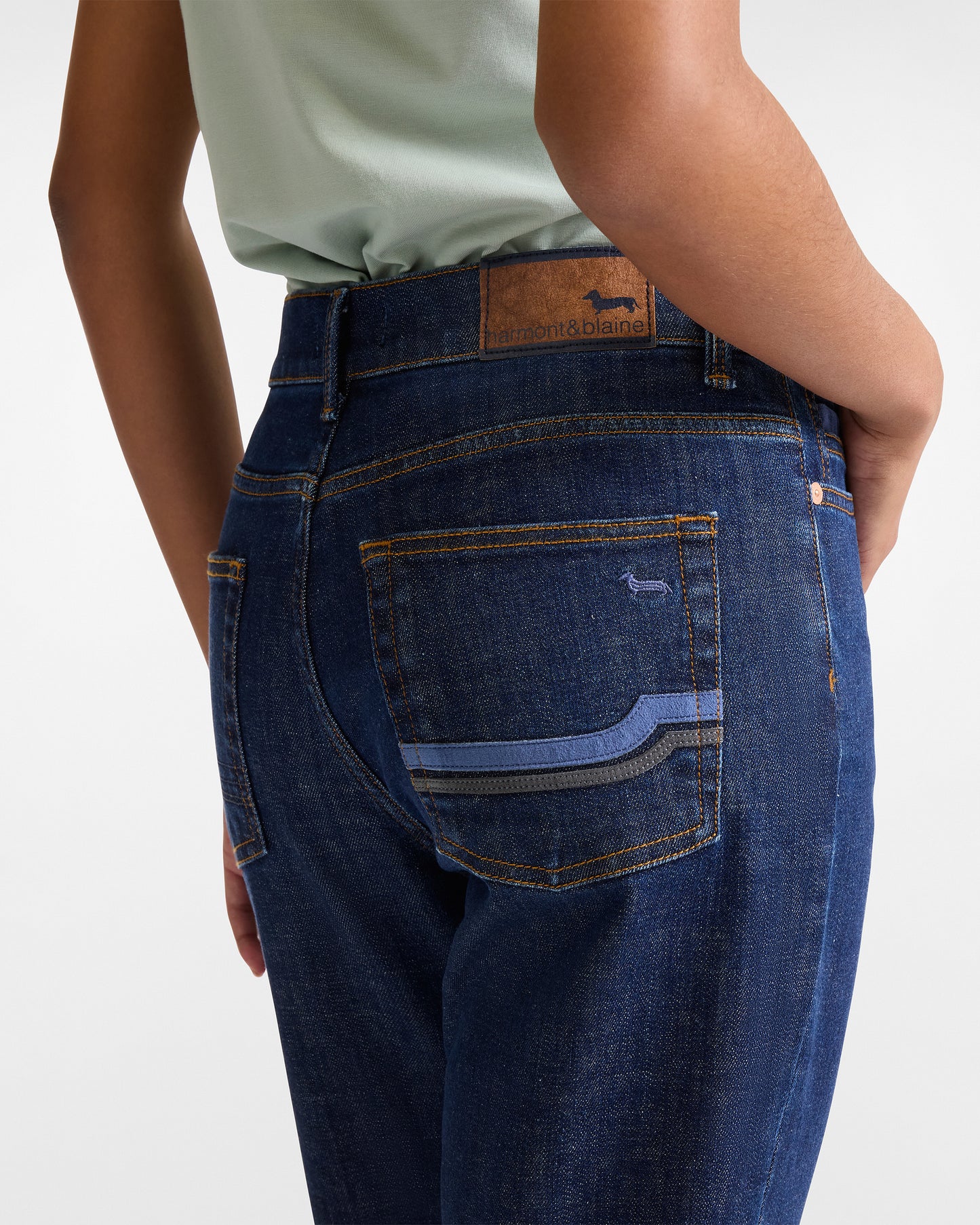 HARMONT&BLAINE
JEANS REGULAR FIT CON TASCA ONDA WRPD15 059488A02