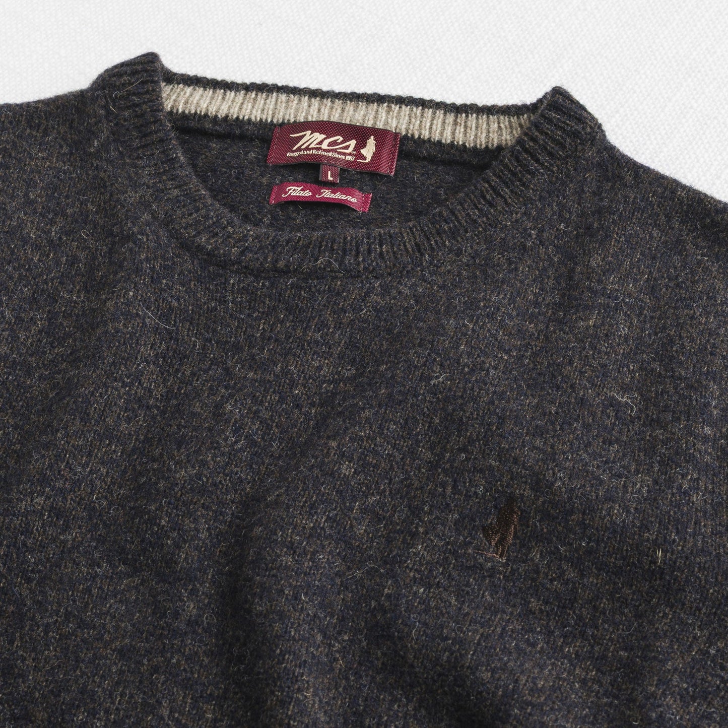MCS
MAGLIONE GIROCOLLO MOULINE' IN MISTO LANA 13MKN107-03503