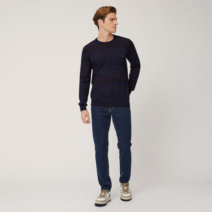 HARMONT&BLAINE
PULLOVER GIROCOLLO SFUMATO HRM694 030277.