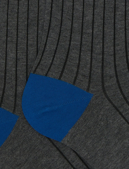 GALLO
CALZE LUNGHE UOMO IN COTONE TINTA UNITA IN CONTRASTO AP511053