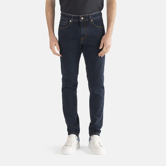 HARMONT&BLAINE 
JEANS CINQUE TASCHE CON DETTAGLI PERSONALIZZATI WNJ029 059425A02