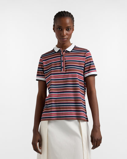 HARMONT&BLAINE 
POLO MORBIDA IN JERSEY RIGATO LMQDB4 021891