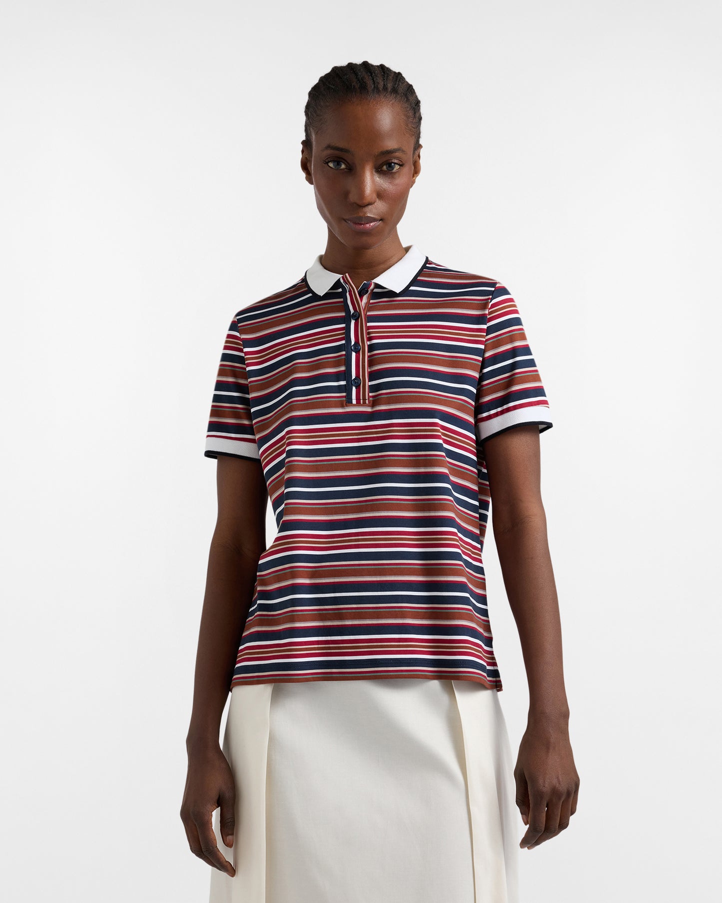 HARMONT&BLAINE 
POLO MORBIDA IN JERSEY RIGATO LMQDB4 021891