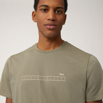 HARMONT&BLAINE
T-SHIRT LOGATA IN COTONE IRN248 021824.
