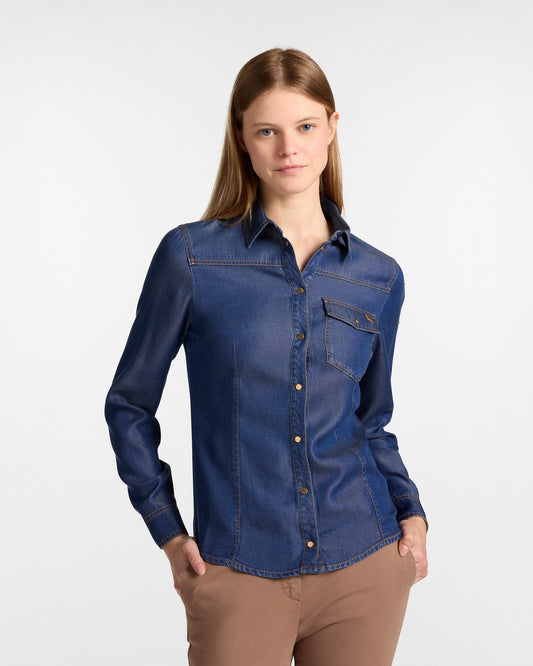 HARMONT&BLAINE
CAMICIA SLIM IN LYOCELL CSPDF8 059505