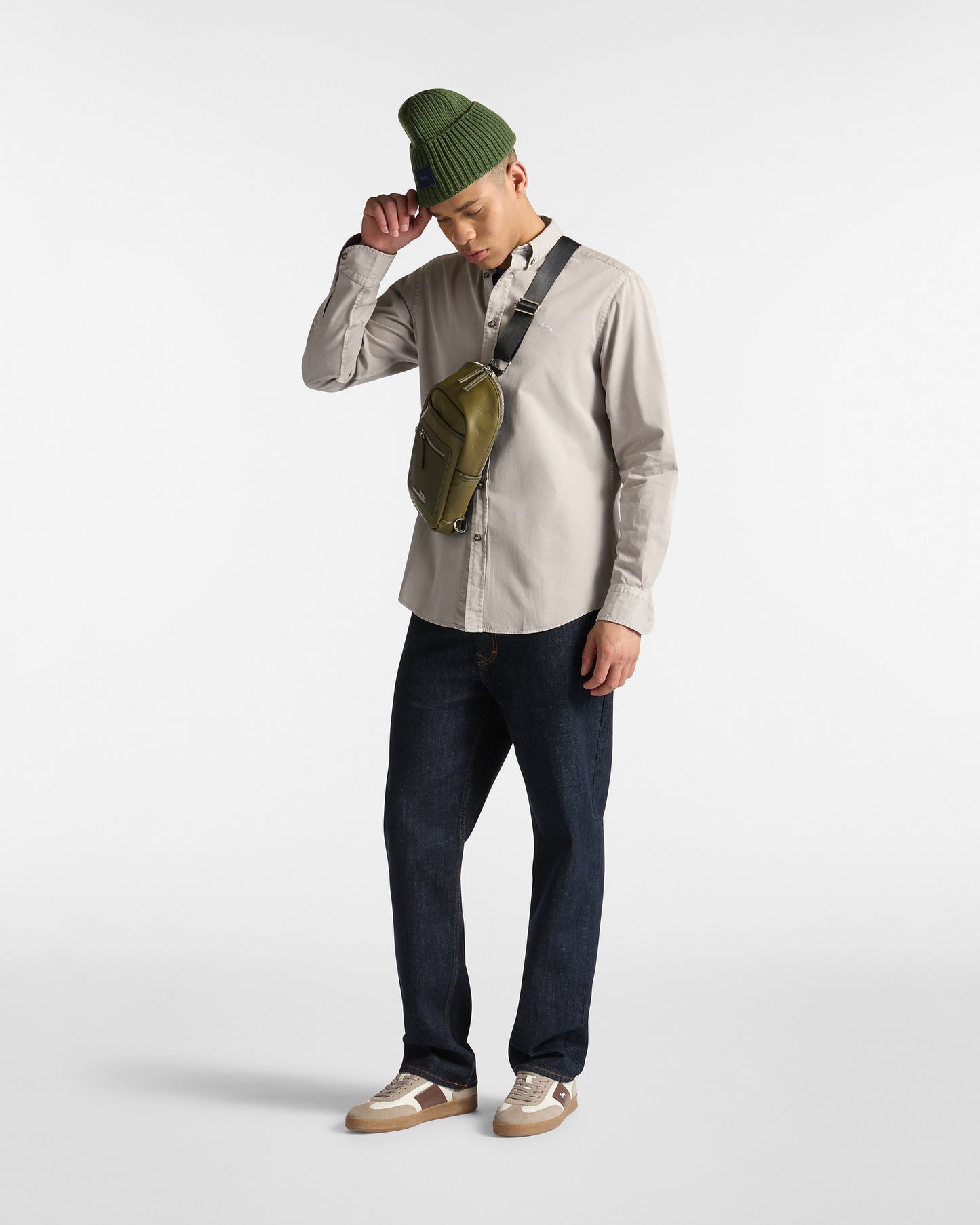 HARMONT&BLAINE
CAMICIA IN GABARDINE CAPSULE EARTH DYE CRP011 013607M