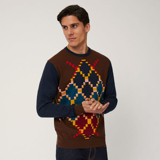 HARMONT&BLAINE
PULLOVER CON ROMBI MULTICOLOR HRM655 030788.