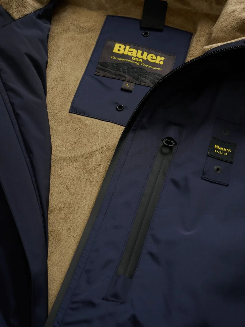 BLAUER 
GIUBBETTO NASTRATO CON PELLICCIA ECO JARVIS 25WBLUK11139 007110