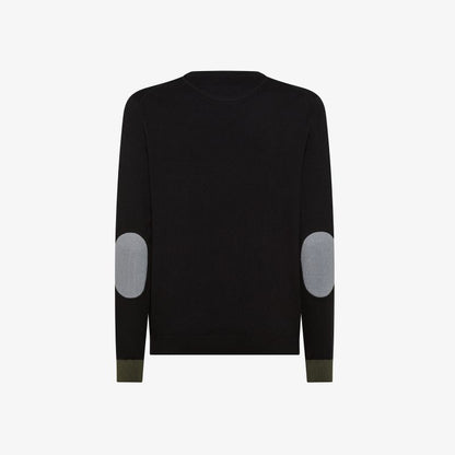 SUN68
MAGLIA IN LANA E COTONE CON PATCH K45143