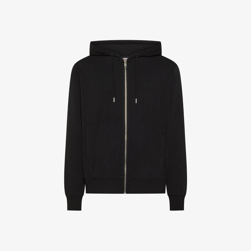SUN68
FELPA CON CAPPUCCIO E ZIP F46102