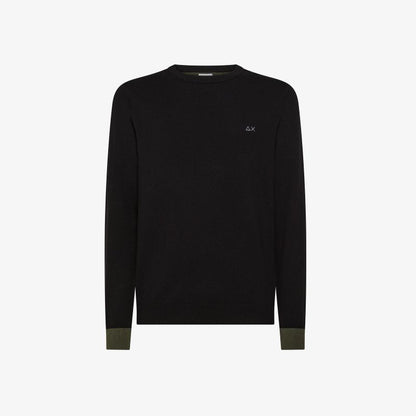 SUN68
MAGLIA IN LANA E COTONE CON PATCH K45143