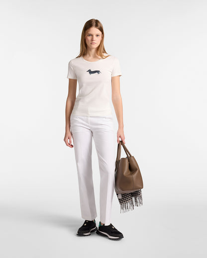 HARMONT&BLAINE
T-SHIRT CON BASSOTTO STRASS IMPD91 021789