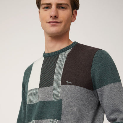 HARMONT&BLAINE
PULLOVER COLOR BLOCK CON LOGO HRM702 031029.