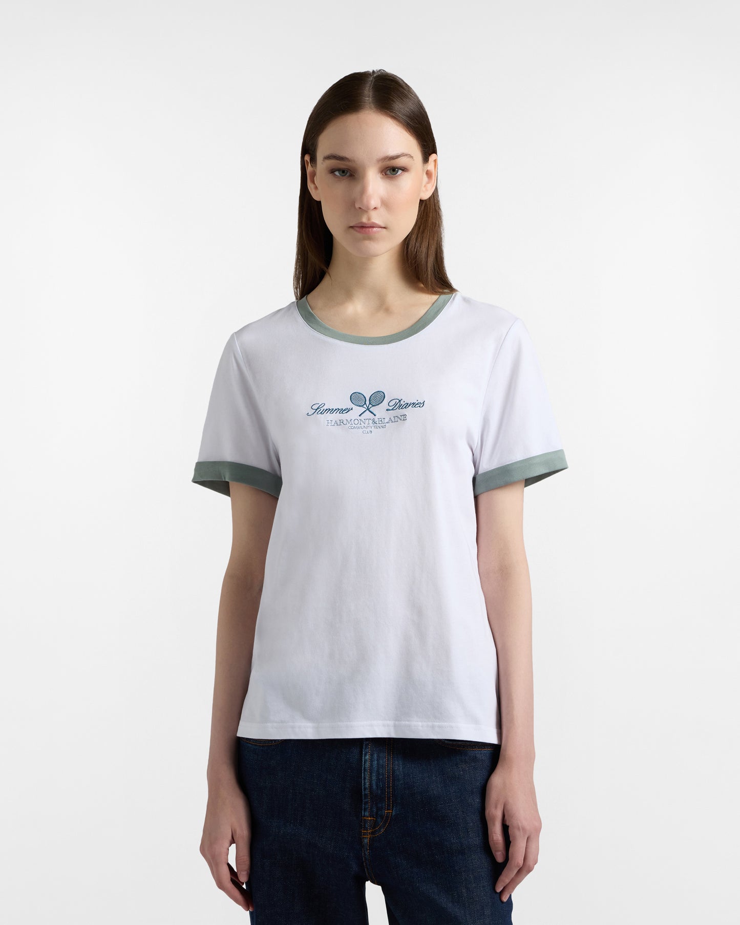 HARMONT&BLAINE
T-SHIRT STAMPA COLLAGE COSTINE CONTR IRQD10 021824