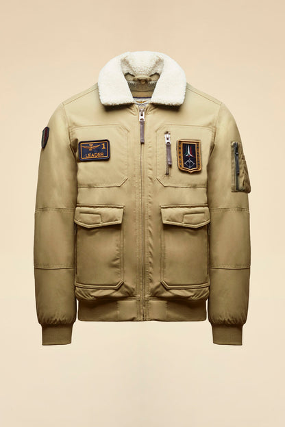 AERONAUTICA MILITARE
ICONICA GIACCA PILOT COLLO REMOVIBILE AB3024UCT03151