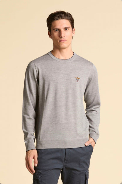 AERONAUTICA MILITARE
MAGLIA GIROCOLLOIN LANA MERINO MA1567UL00415