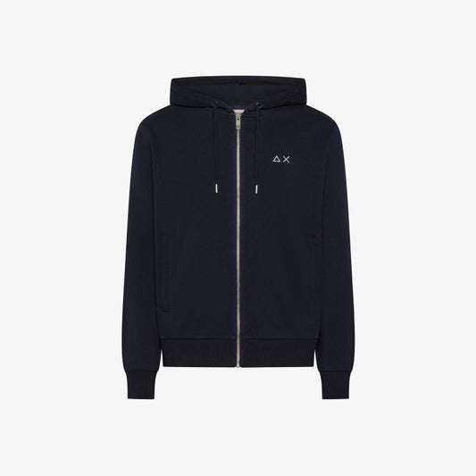SUN68
FELPA CON CAPPUCCIO E ZIP F46102