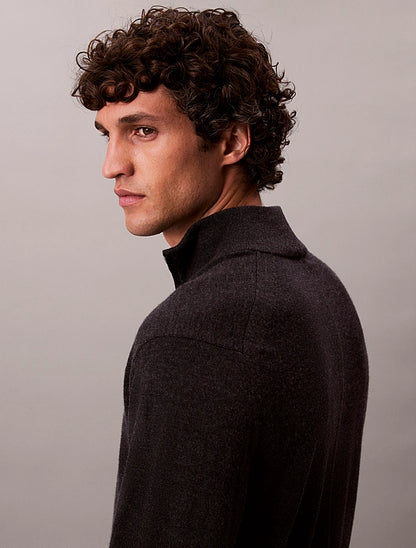 CALVIN KLEIN
MAGLIONE IN LANA MERINO CON ZIP A 1/4 LV04LD318G