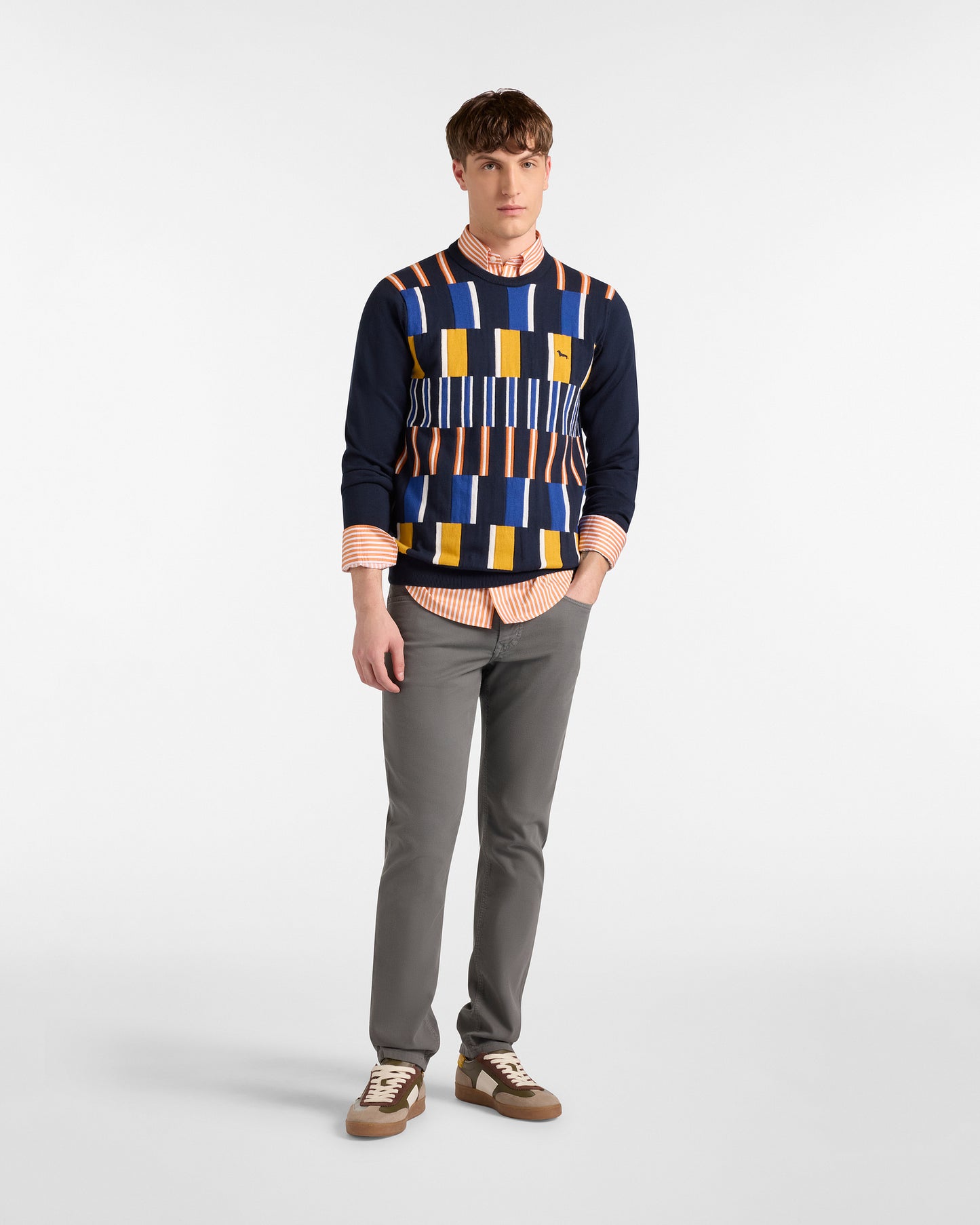 HARMONT&BLAINE
PULLOVER CON MOTIVO MULTICOLOR HRP825 030788