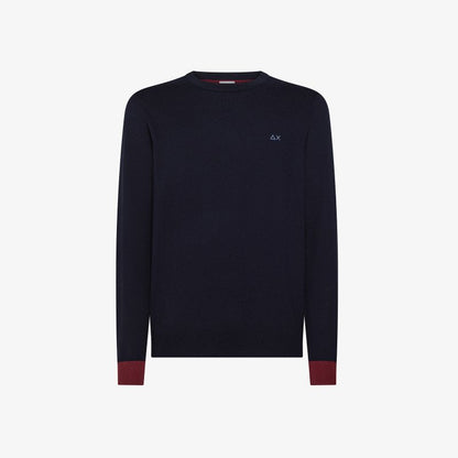 SUN68
MAGLIA IN LANA E COTONE CON PATCH K45143