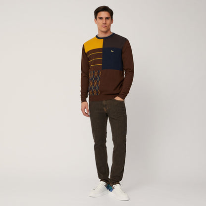 HARMONT&BLAINE
PULLOVER MIX DI LAVORAZIONI HRM652 030788.