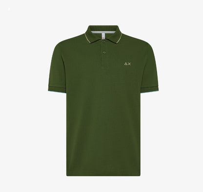 SUN68
POLO SMALL STRIPES ON COLLAR S/S A35110