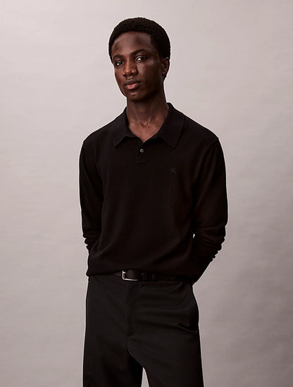 CALVIN KLEIN
MAGLIONE POLO IN LANA MERINO LV04LD319G