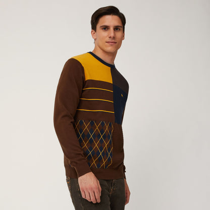 HARMONT&BLAINE
PULLOVER MIX DI LAVORAZIONI HRM652 030788.