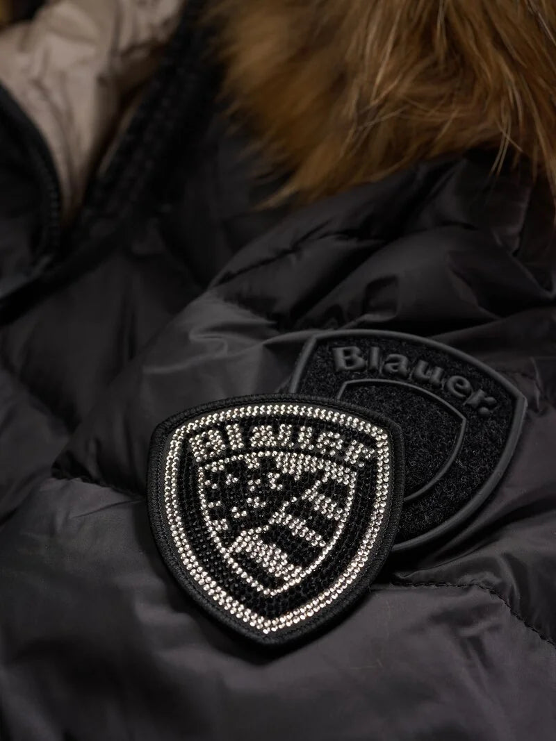 BLAUER 
PIUMINO LUNGO CON PELLICCIA KRISTIN 25WBLDK03103 006047