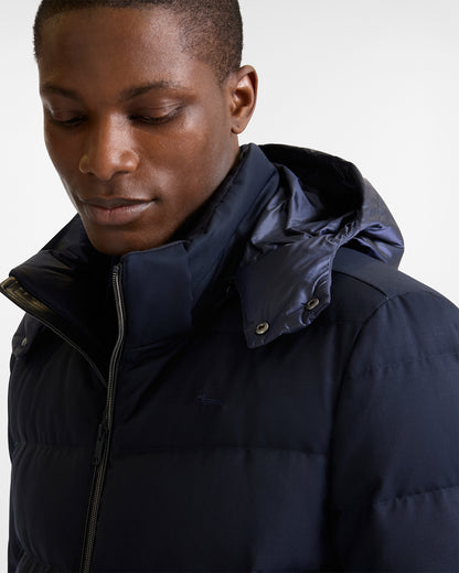 HARMONT&BLAINE
PIUMINO IN LANA TECNICA CON CAPPUCCIO K0P291 0406541