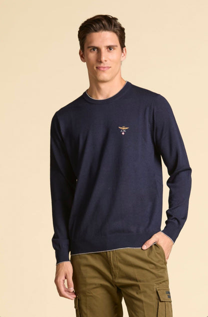 AERONAUTICA MILITARE
MAGLIA GIROCOLLOIN LANA MERINO MA1567UL00415