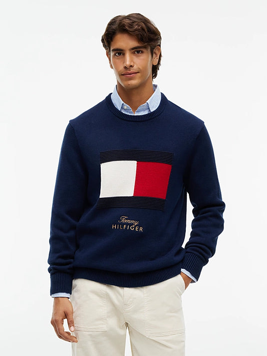 TOMMY HILFIGER
PULLOVER CON BANDIERA MW0MW44816