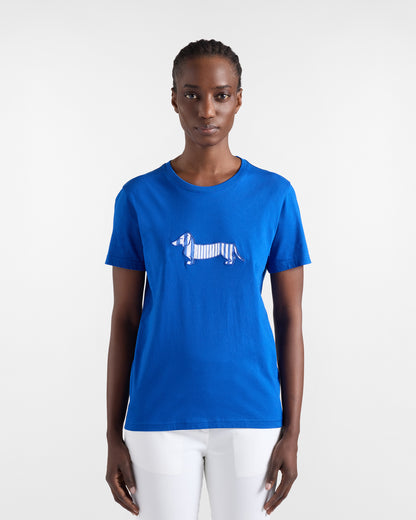 HARMONT&BLAINE 
T-SHIRT BASSOTTO RIGATO DAVANTI IRQD08 021055
