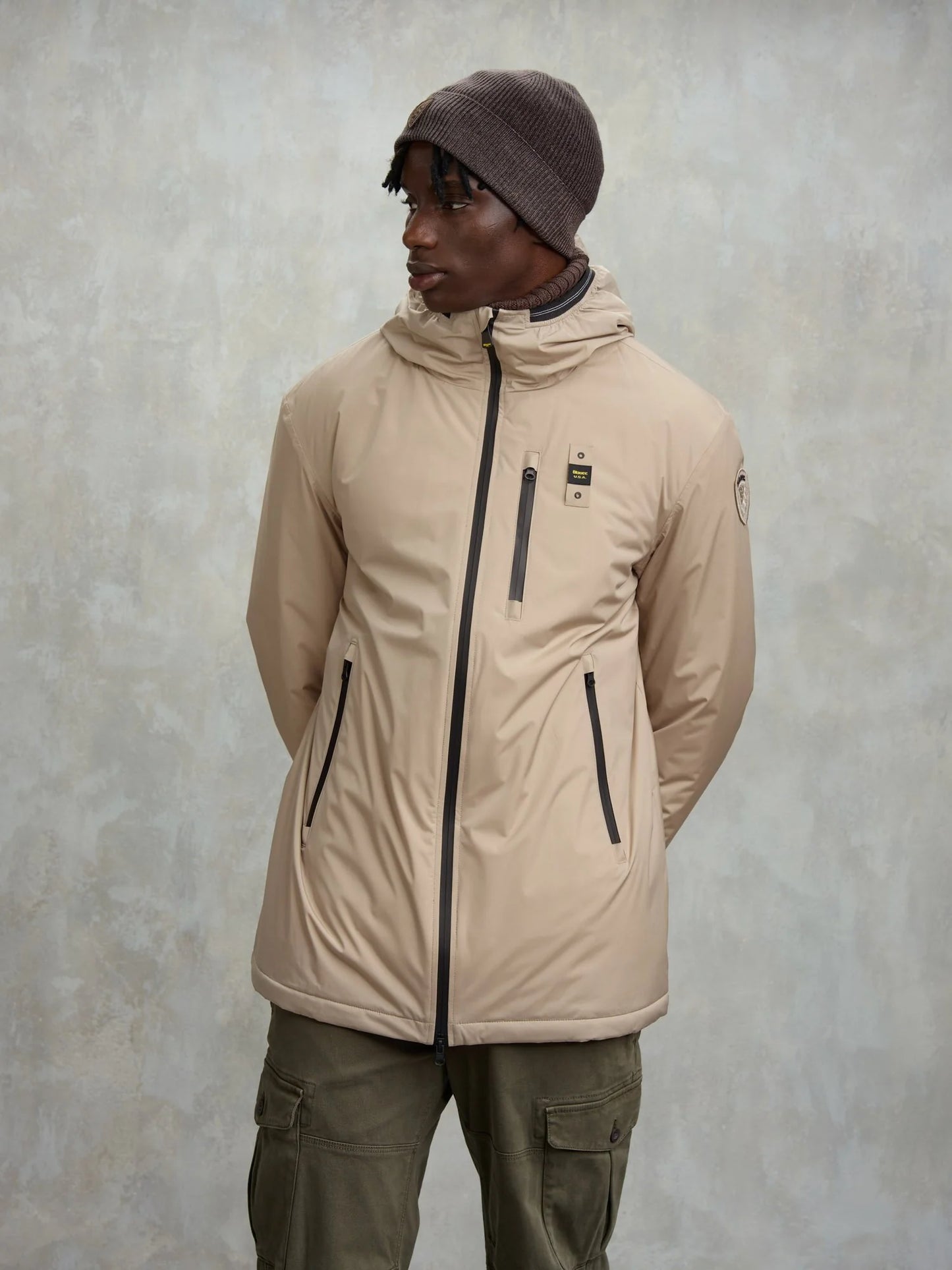 BLAUER 
GIUBBETTO NASTRATO CON PELLICCIA ECO JARVIS 25WBLUK11139 007110