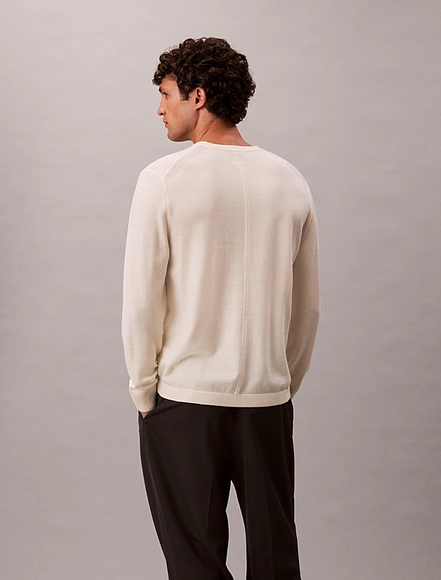 CALVIN KLEIN
MAGLIONE CLASSICO IN LANA MERINO LV04LB305G