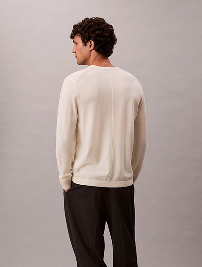 CALVIN KLEIN
MAGLIONE CLASSICO IN LANA MERINO LV04LB305G