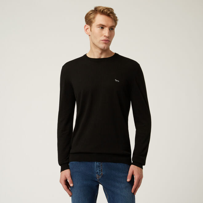 HARMONT&BLAINE
MAGLIA ESSENTIALS IN COTONE E CASHMERE HR1249 N30744